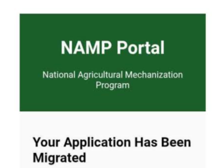 Link to update your NAMP portal 2026